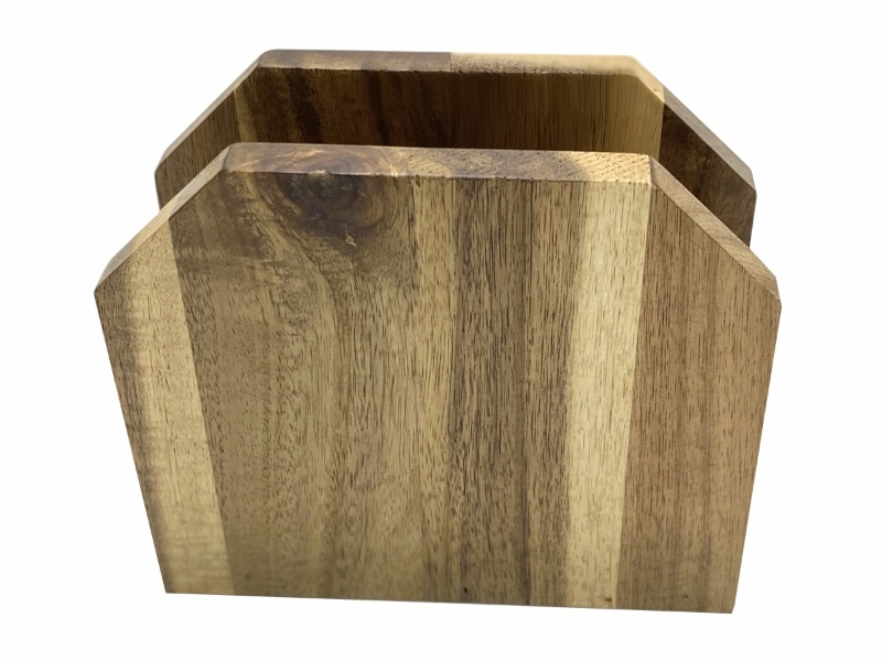 Top-tier Acacia Wood Napkin Holder - Eco-friendly Dining Essential